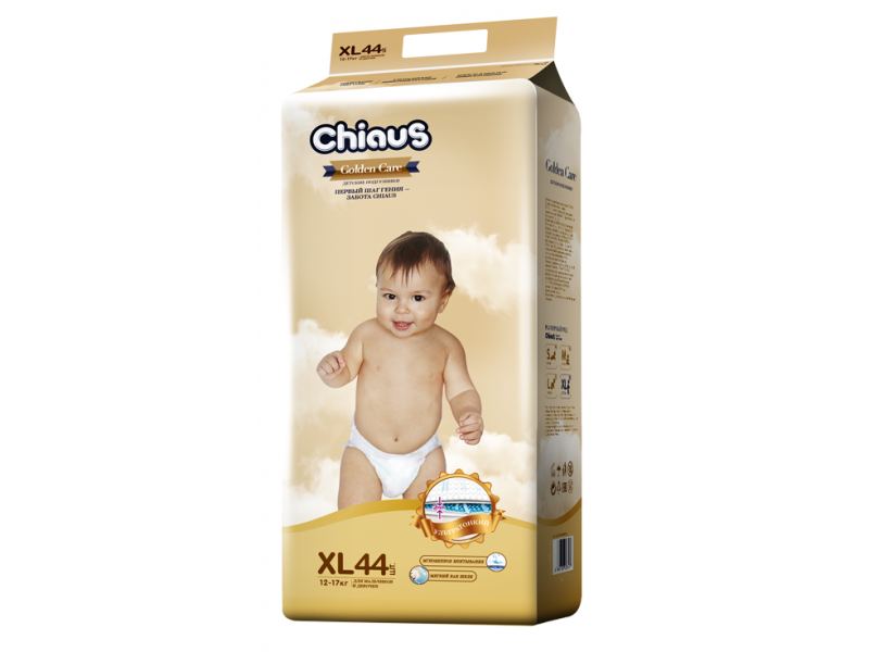 

Подгузники Chiaus Golden Care XL (12-17 кг), 44 шт.