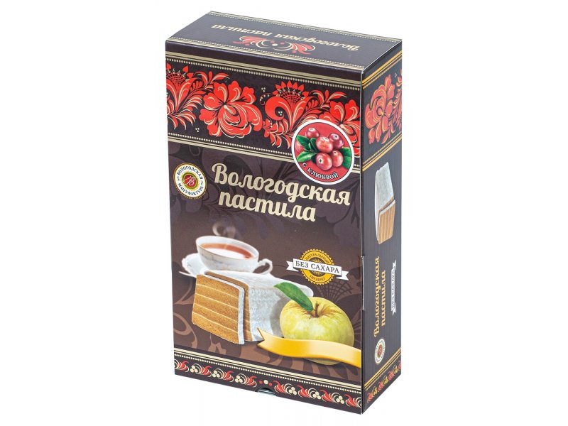

Пастила Вологодская Мануфактура, без сахара с клюквой, 230 г