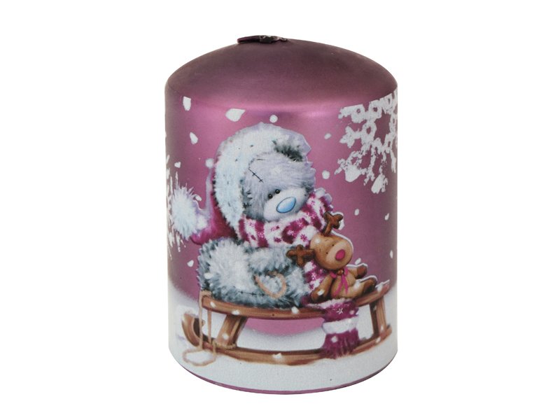 Winter Wings Свеча-столбик Winter Wings, Мишка Тедди me to you 7,5*9,5 см ель winter wings n03016 90 см