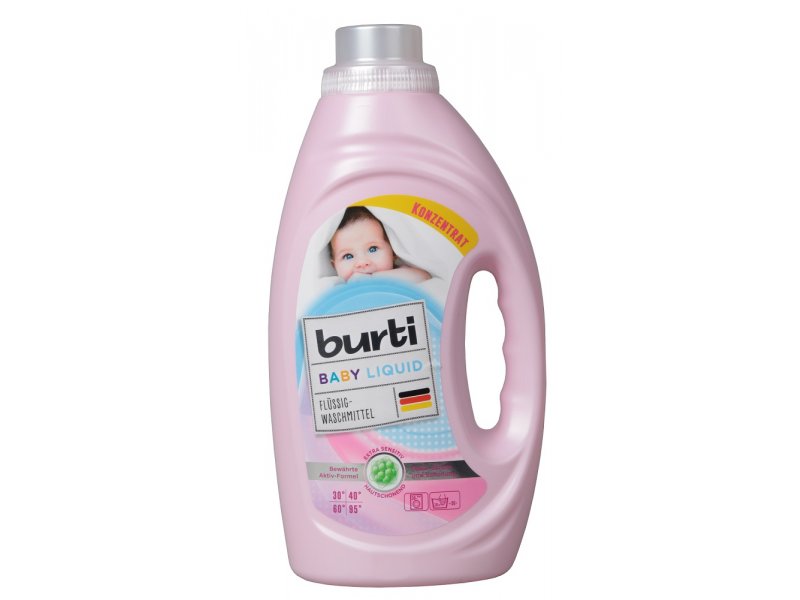 Burti Средство для стирки детского белья жидкое универсальное Burti Baby Liquid 1,45 л