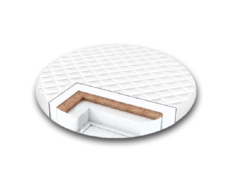 AmaroBaby Матрас AmaroBaby двусторонний Soft Dream Round белый