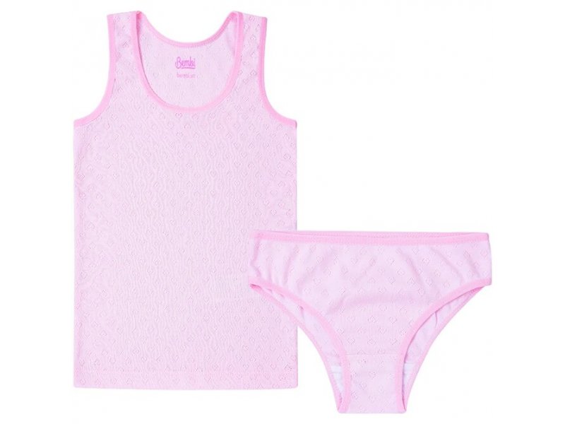 Комплект нижнего белья Bembi для девочки розовый, р.74 купить в детскоминтернет-магазине ВотОнЯ по выгодной цене.