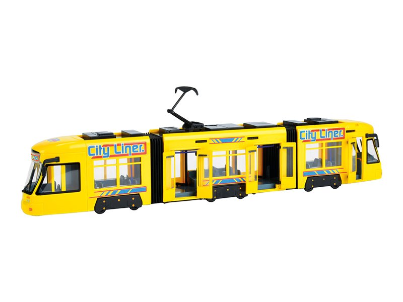 Dickie Toys Игрушка Dickie Toys Городской трамвай 46 см желтый