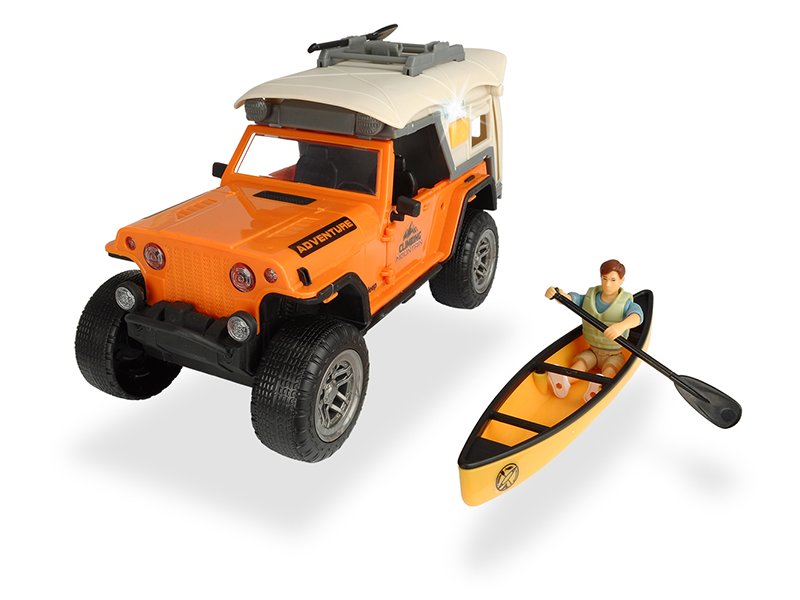 Dickie Toys Набор игровой Dickie Toys Турист Jeepster Commando PlayLife свет/звук 22 см
