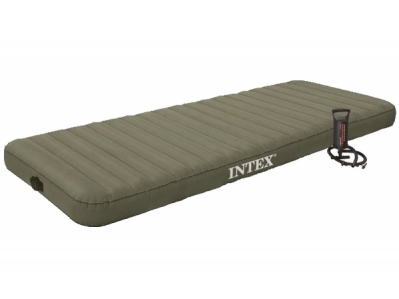Intex Матрас надувной Intex Турист серый