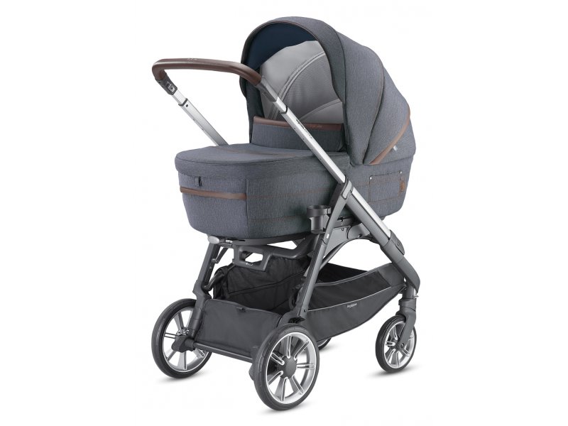 Inglesina Коляска Inglesina, Aptica System Duo 2 в 1 на шасси Aptica Graphite Coffee Tailor Denim