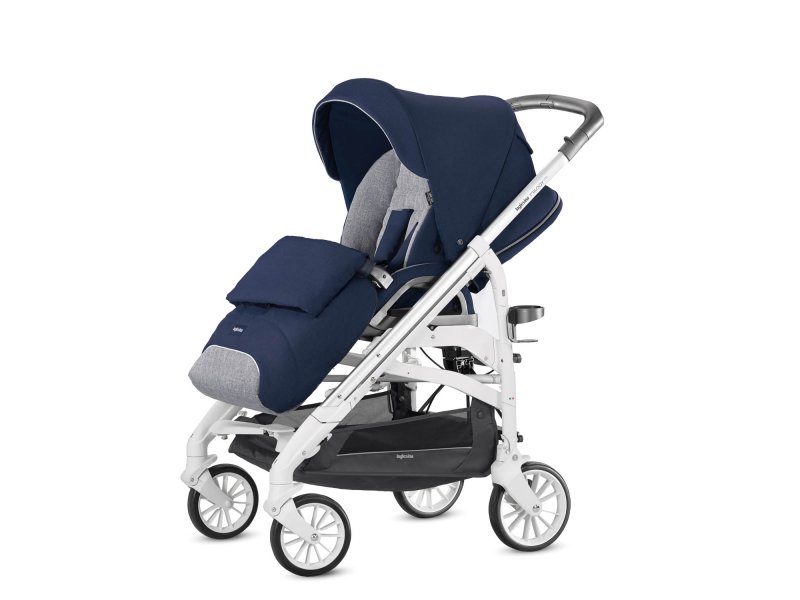 Inglesina Коляска прогулочная Inglesina, Trilogy на белом шасси Santorini