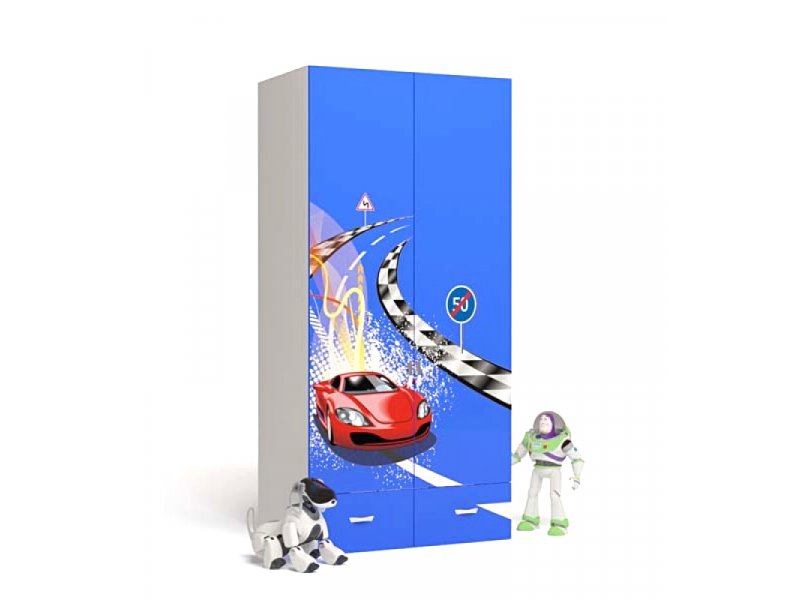 ABC-King Шкаф двухдверный ABC-King Formula синий,