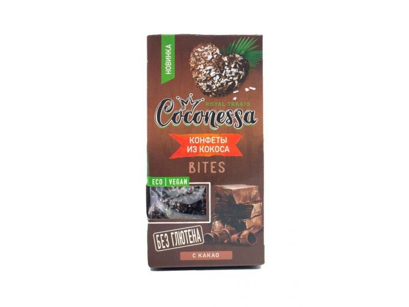 Coconessa Конфеты кокосовые Coconessa Какао 90 г