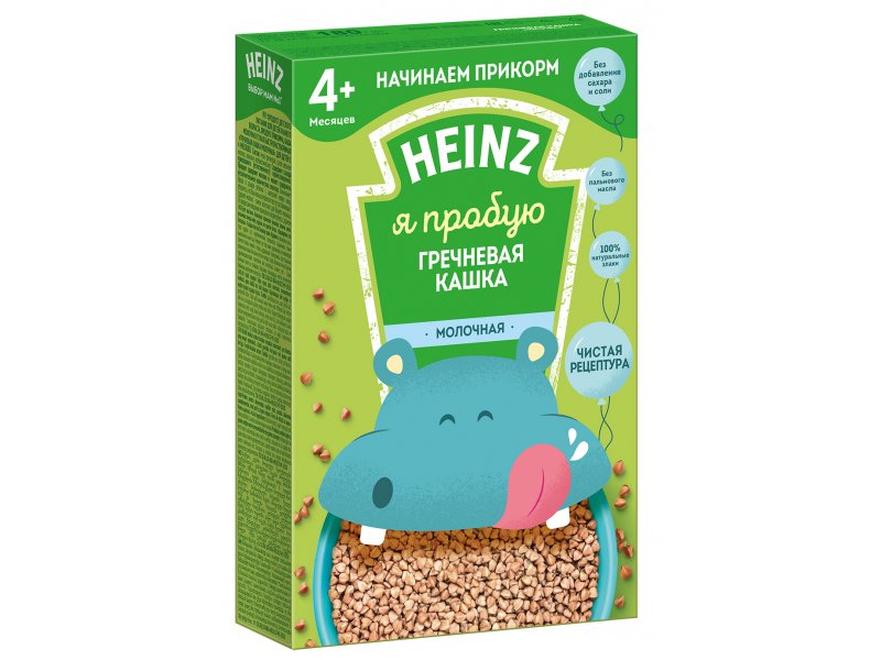 Каша heinz кукурузная с молоком