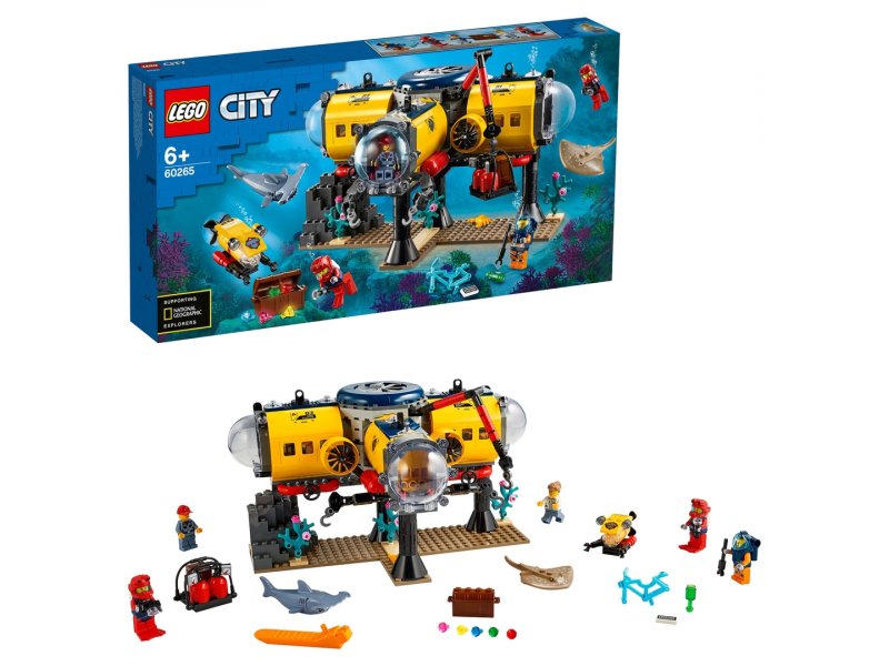 Конструктор Lego City Oceans Океан: исследовательская база купить