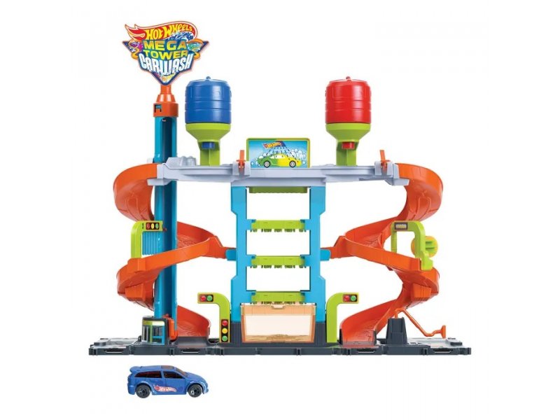Mattel Hot Wheels City Mega Tower Car Wash