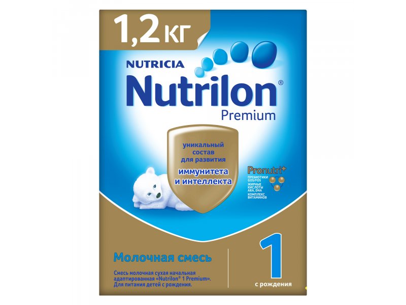 Смесь Nutrilon 1 Premium молочная, 1200 г купить в детском  интернет-магазине ВотОнЯ по выгодной цене.