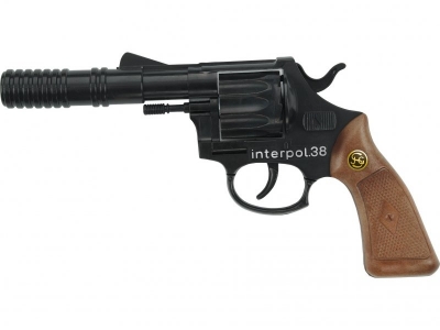 Игрушка Schrodel, Пистолет Interpol-38 23 см 1-00091732_1