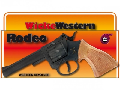 Игрушка Sohni-Wicke, Пистолет Rodeo 100-зарядные Gun, Western 198 мм 1-00091740_1