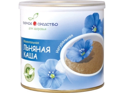 Каша Верное средство, льняная натуральная 375 г 1-00092094_1