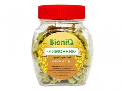 Трава сушеная BioniQ, Лимонник горный 15 г, банка 1-00092670_1