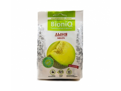 Плоды сушеные BioniQ, Дыня 50 г, пакет 1-00092674_1