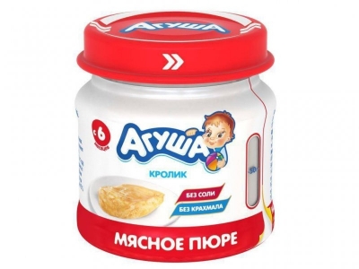 Пюре Агуша Кролик 80 г 1-00093146_1