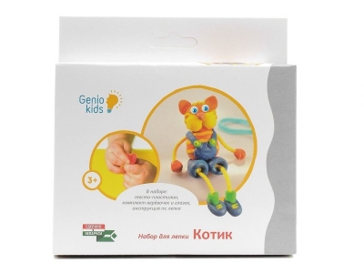 Набор Genio Kids для лепки, Котик 1-00093908_1
