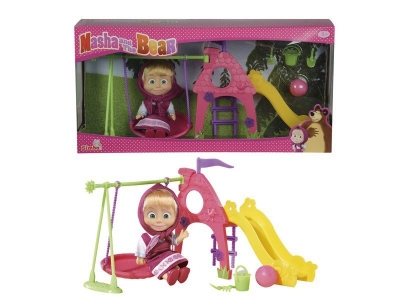 Кукла Simba, Маша с детской игровой площадкой с аксесс. 1-00094271_1