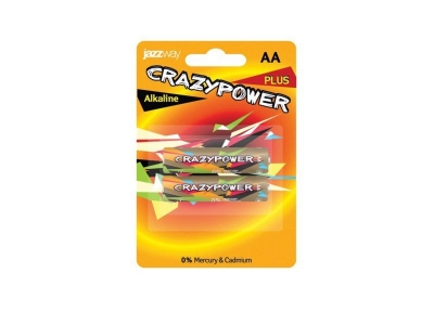 Батарейки JazzWay CrazyPower Plus BL-2 AA LR6, 2 шт. 1-00094295_1