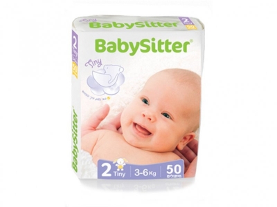 Подгузники Baby Sitter, Mini Extra Soft Premium Baby Diaper, 3-6 кг 50 шт. 1-00095421_1