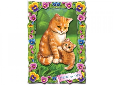 Набор Клевер для изготовления картины, Кошка и котенок 1-00095546_2