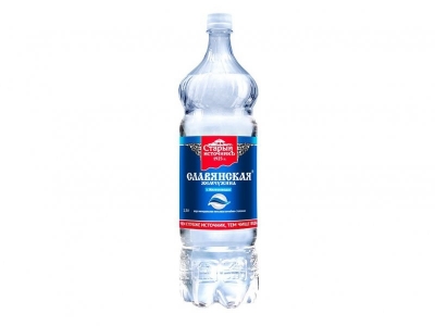 Вода Славянская Жемчужина минеральная, газированная ПЭТ 1,5 л 1-00095602_1