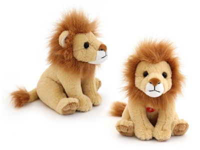 Мягкая игрушка Wiki Zoo, Лев с обучающим чипом в 5 нажатий 16,5 см 1-00095604_1