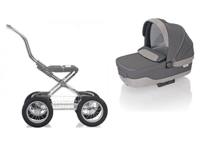Коляска Inglesina Sofia на шасси Comfort chrome/Slate (AE10G6100B) 1-00096009_1