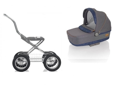 Коляска Inglesina Sofia на шасси Comfort chrome/Slate (AE10G6100B) 1-00096010_1