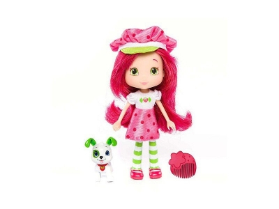 Кукла Strawberry Shortcake, Шарлотта Земляничка с питомцем, 15 см 1-00102272_1