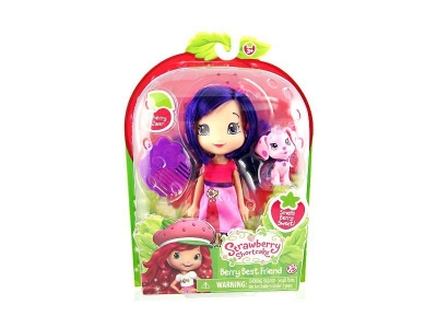 Кукла Strawberry Shortcake, Шарлотта Земляничка Вишенка с питомцем, 15 см 1-00102274_2