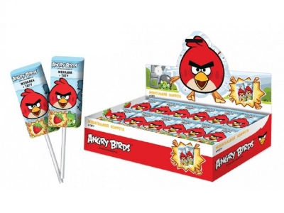 Конфета жевательная Angry Birds на палочке Good Фрукт 10,8 г 1-00102819_1