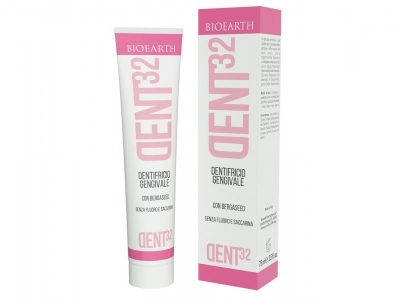 Зубная паста-гель Bioearth, Dent32 шалфей-мальва, 75 мл 1-00103207_1