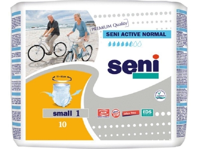 Трусы впитывающие для взрослых Seni Active Normal Small дышащие 55-85 см 10 шт. 1-00105214_1