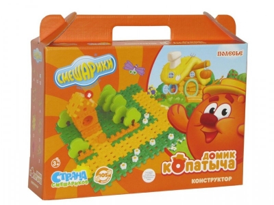 Конструктор Полесье, Смешарики, Домик Копатыча в коробке 1-00105787_1