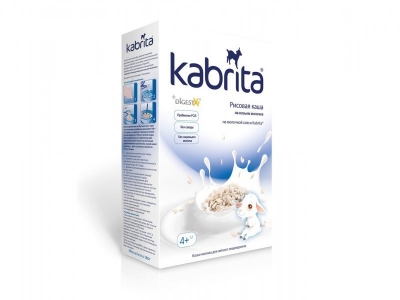 Каша Kabrita, рисовая на козьем молоке, 180 г 1-00105900_1
