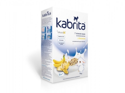 Каша Kabrita, 7 злаков на козьем молоке с бананом, 180 г 1-00105903_1