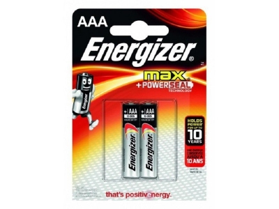 Батарейки алкалиновые Energizer MAX AAА 2 шт 1-00107637_1