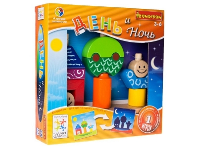Игра настольная Bondibon, День и Ночь 1-00108238_1