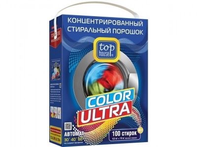 Порошок стиральный Top House концентрат Color Ultra автомат, 4,5 кг 1-00109144_1