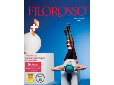Колготки Filorosso Profilactica леч-проф. II класс компрессии 80 Den 1-00109222_1