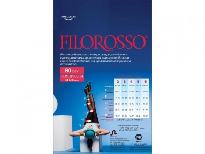 Колготки Filorosso Profilactica леч-проф. II класс компрессии 80 Den 1-00109221_2