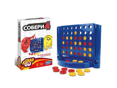 Игра настольная Hasbro, Собери 4. Дорожная игра 1-00110753_2