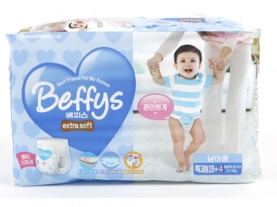 Подгузники-трусики для мальчиков Beffys extra soft XL, 13-18 кг 32 шт. 1-00111806_1