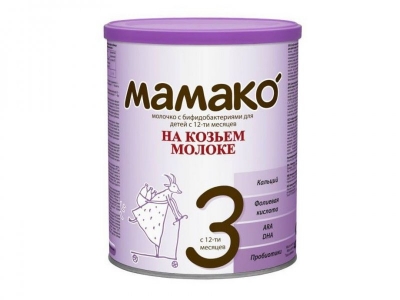 Смесь Мамако 3 детское молочко с бифидобактериями на козьем молоке 400 г 1-00072786_1