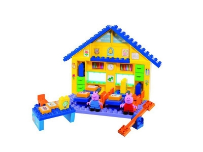 Конструктор Big, Peppa Pig школа, 87 дет. 1-00073605_1