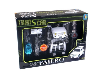 Игрушка 1TOY, Робот-машина Транскар Мицубиси Паджеро, со светом 1:32 1-00073779_1